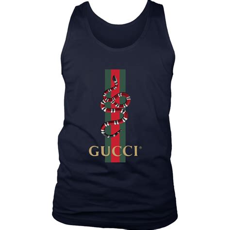 gucci mens tank top|Gucci lace snake tank top.